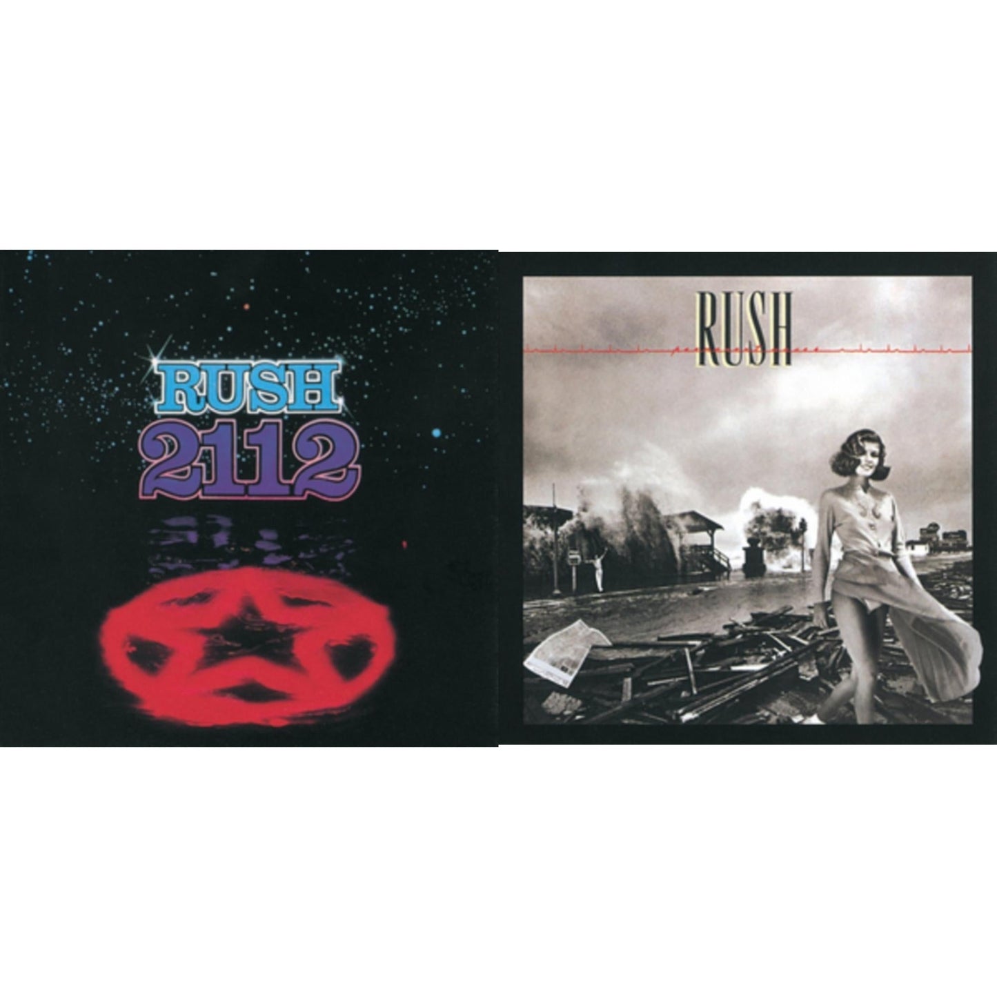 This is a 2 LP Vinyl SKU bundle.
1.This LP Vinyl is brand new.Format: LP VinylMusic Style: Prog RockThis item's title is: 2112 (180G)Artist: RushLabel: MERCURY RECORDSBarcode: 602547116178Release Date: 3/17/2015
2.This LP Vinyl is brand new.