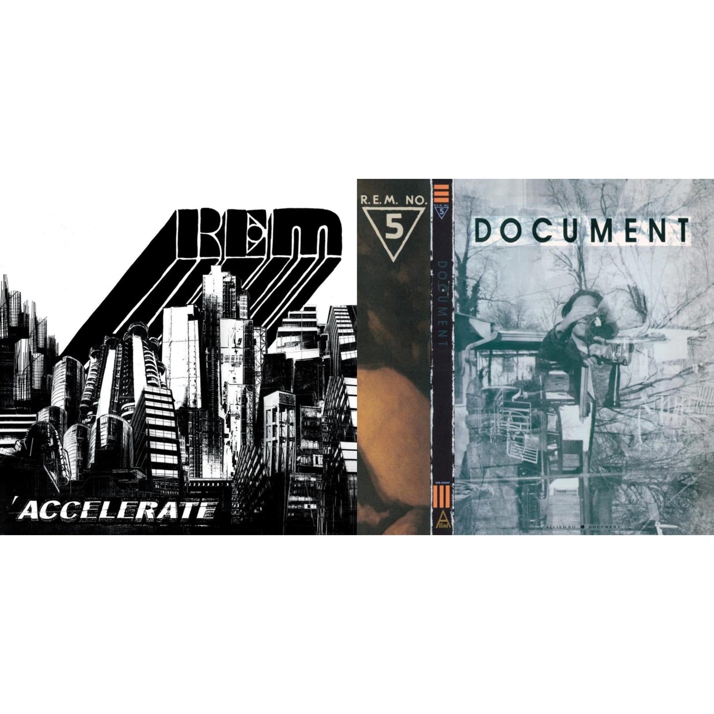 R.E.M. - Document & Accelerate - LP Vinyl Bundle