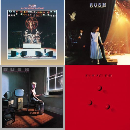 All The World's A Stage (180G) & Exit Stage Left (180G) & Power Windows (180G) & Hold Your Fire (180G)