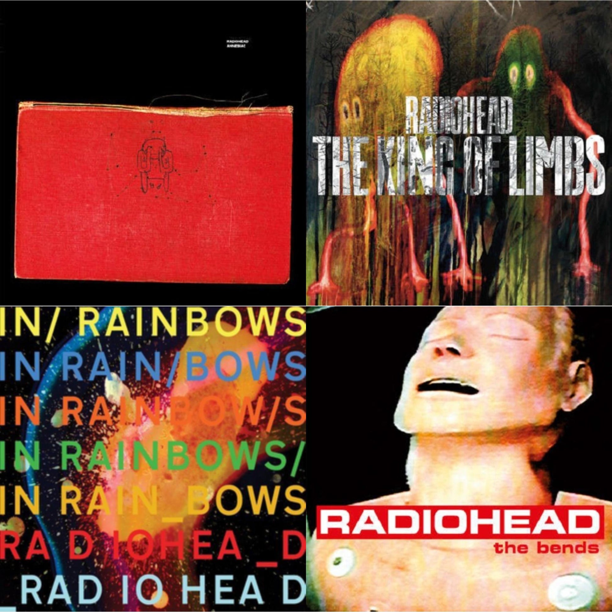 This is a 4 LP Vinyl SKU bundle.
1.This LP Vinyl is brand new.Format: LP VinylMusic Style: BreakbeatThis item's title is: In Rainbows (180G)Artist: RadioheadLabel: XL RECORDINGSBarcode: 634904032418Release Date: 6/17/2016
2.This LP Vinyl is brand new.