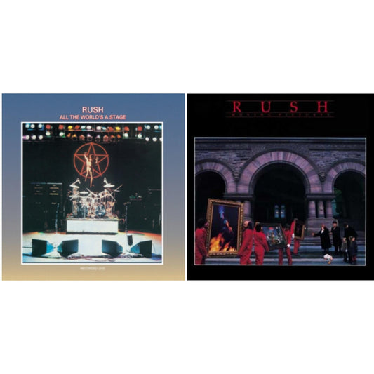 All The World's A Stage (180G) & Moving Pictures (180G LP Vinyl/Dl Card)