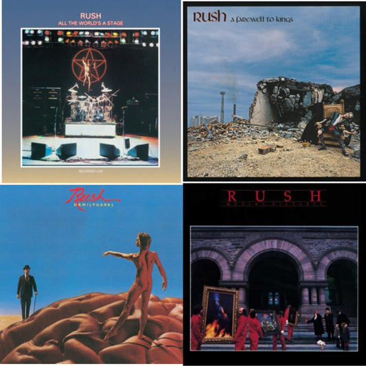 All The World's A Stage (180G) & Farewell To Kings (180G) & Hemispheres (180G) & Moving Pictures (180G LP Vinyl/Dl Card)