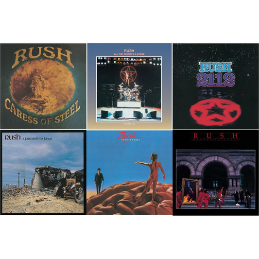 Caress Of Steel (180G/Dl Card) & All The World's A Stage (180G) & 2112 (180G) & Farewell To Kings (180G) & Hemispheres (180G) & Moving Pictures (180G LP Vinyl/Dl Card)