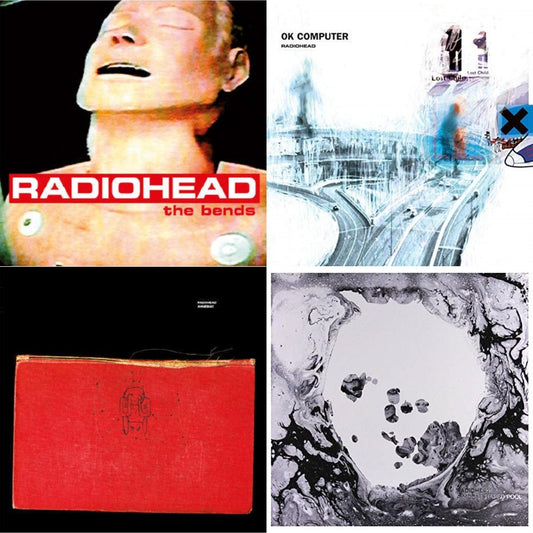 Bends (180G) & Ok Computer (2LP/180G) & Amnesiac (2LP/180G) & Moon Shaped Pool (Foil Gatefold Cover)