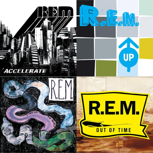 This is a 4 LP Vinyl SKU bundle.
1.This LP Vinyl is brand new.Format: LP VinylMusic Style: Alternative RockThis item's title is: ReckoningArtist: R.E.M.Label: UMeBarcode: 602527074696Release Date: 6/23/2009
2.This LP Vinyl is brand new.