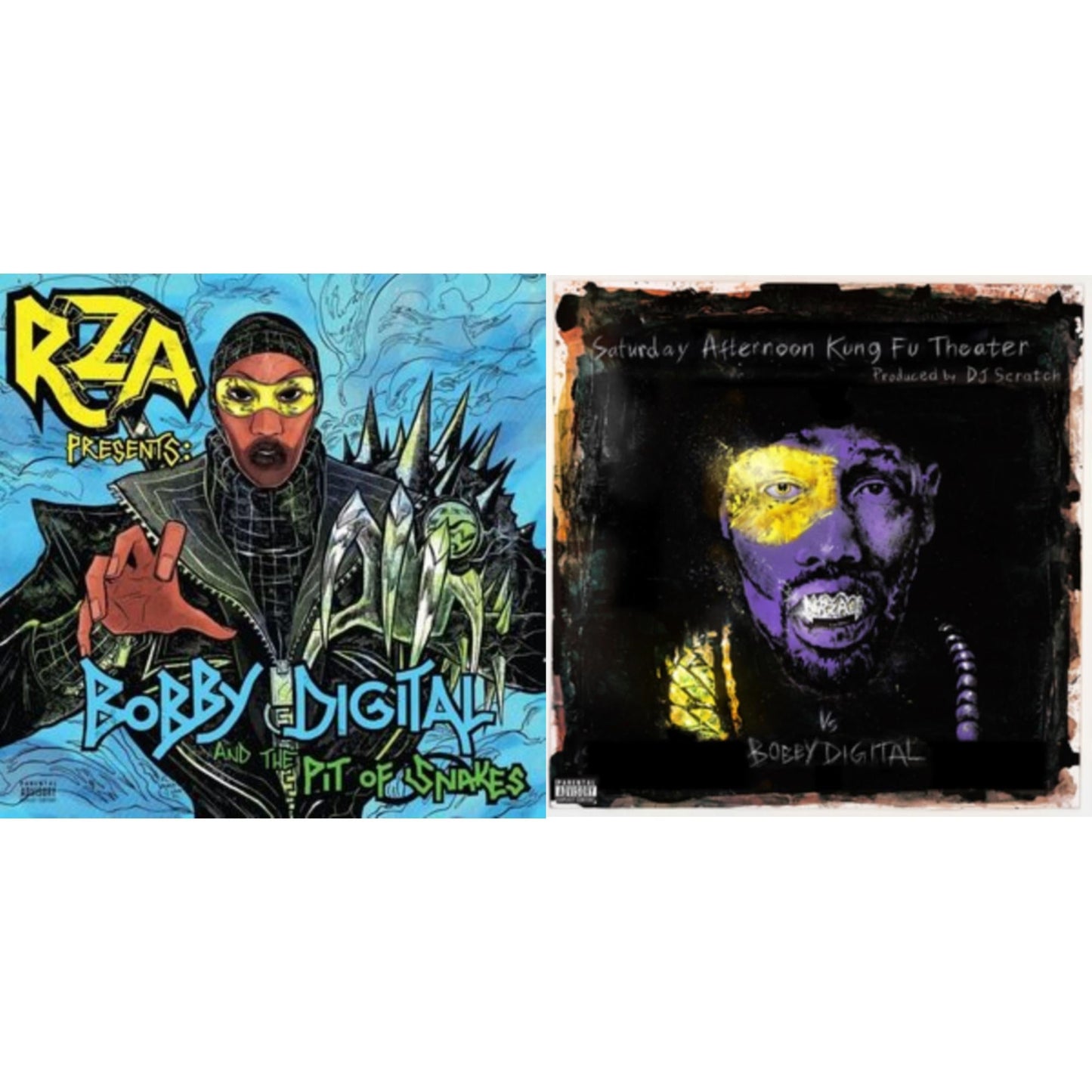 This is a 2 LP Vinyl SKU bundle.
1.This LP Vinyl is brand new.Format: LP VinylMusic Style: Roots ReggaeThis item's title is: Bobby Digital & The Pit Of SnakesArtist: RzaLabel: WIENERWORLDBarcode: 634164681517Release Date: 12/9/2022
2.This LP Vinyl is brand new.