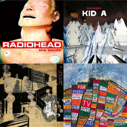 Bends (180G) & Kid A (2LP/180G) & I Might Be Wrong & Hail To The Thief (2LP/45 RPM/180G)
