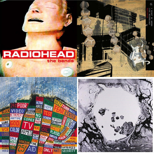 Bends (180G) & I Might Be Wrong & Hail To The Thief (2LP/45 RPM/180G) & Moon Shaped Pool (Foil Gatefold Cover)