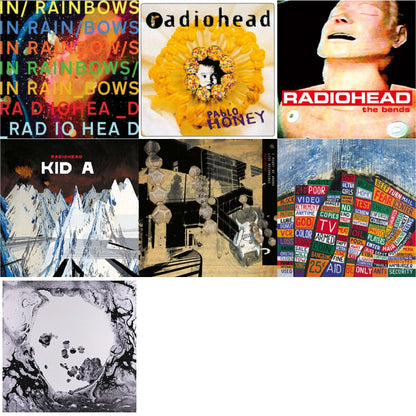 In Rainbows (180G) & Pablo Honey (180G) & Bends (180G) & Kid A (2LP/180G) & I Might Be Wrong & Hail To The Thief (2LP/45 RPM/180G) & Moon Shaped Pool (Foil Gatefold Cover)