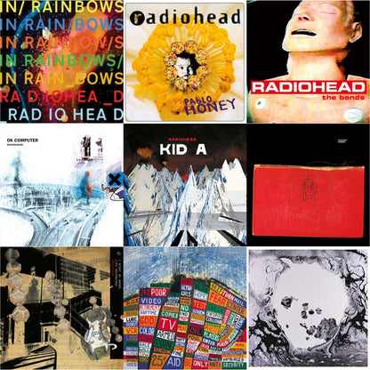In Rainbows (180G) & Pablo Honey (180G) & Bends (180G) & Ok Computer (2LP/180G) & Kid A (2LP/180G) & Amnesiac (2LP/180G) & I Might Be Wrong & Hail To The Thief (2LP/45 RPM/180G) & Moon Shaped Pool (Foil Gatefold Cover)