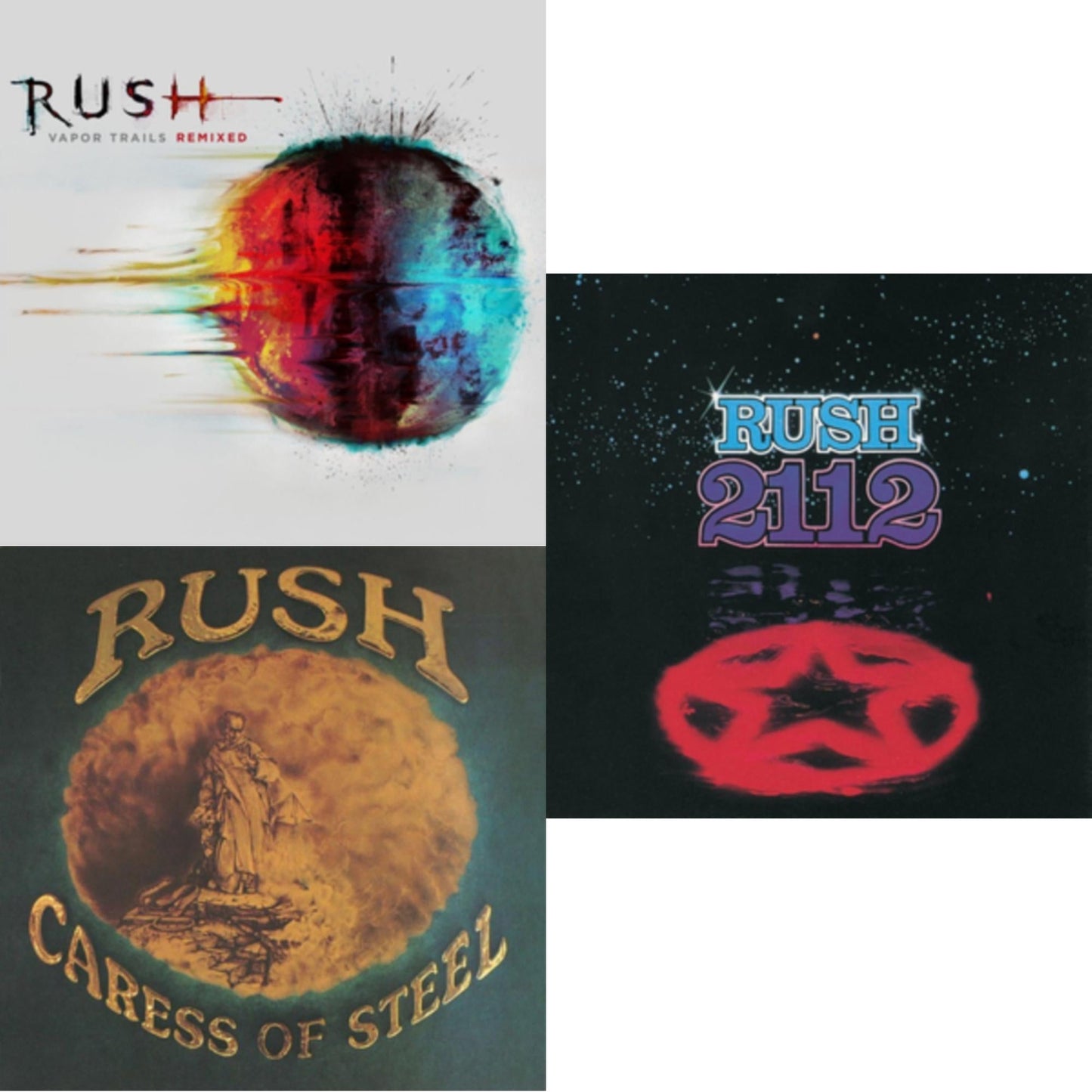 Vapor Trails (Remixed) & Caress Of Steel (180G/Dl Card) & 2112 (180G)