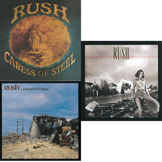 Caress Of Steel (180G/Dl Card) & Farewell To Kings (180G) & Permanent Waves (180G)