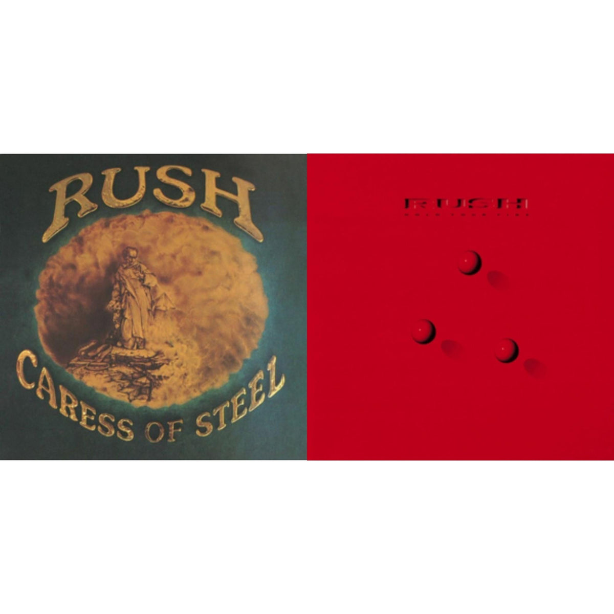 Caress Of Steel (180G/Dl Card) & Hold Your Fire (180G)