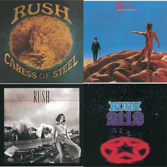 Caress Of Steel (180G/Dl Card) & 2112 (180G) & Hemispheres (180G) & Permanent Waves (180G)