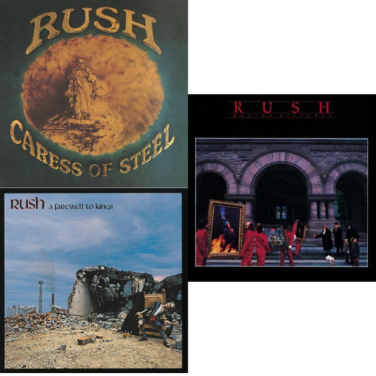 Caress Of Steel (180G/Dl Card) & Farewell To Kings (180G) & Moving Pictures (180G LP Vinyl/Dl Card)