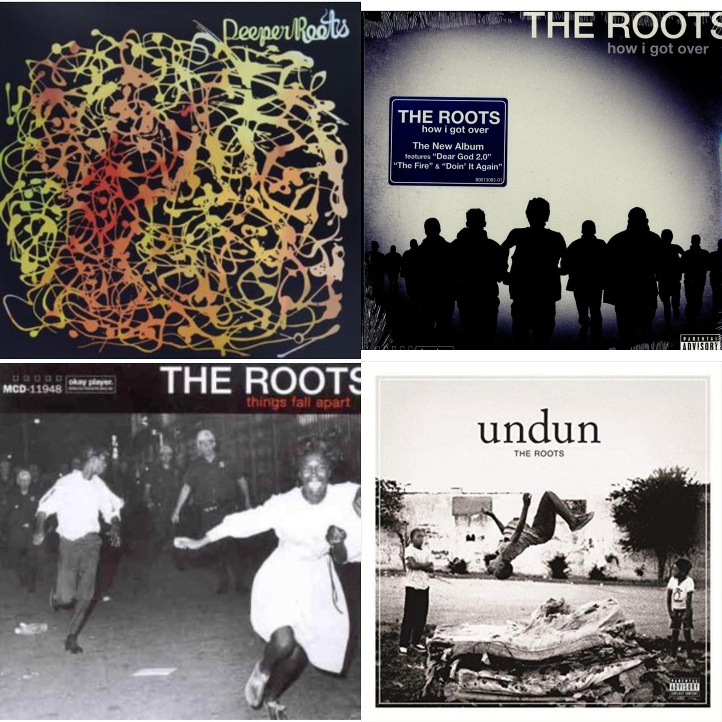 Things Fall Apart & How I Got Over & Undun & Deeper Roots