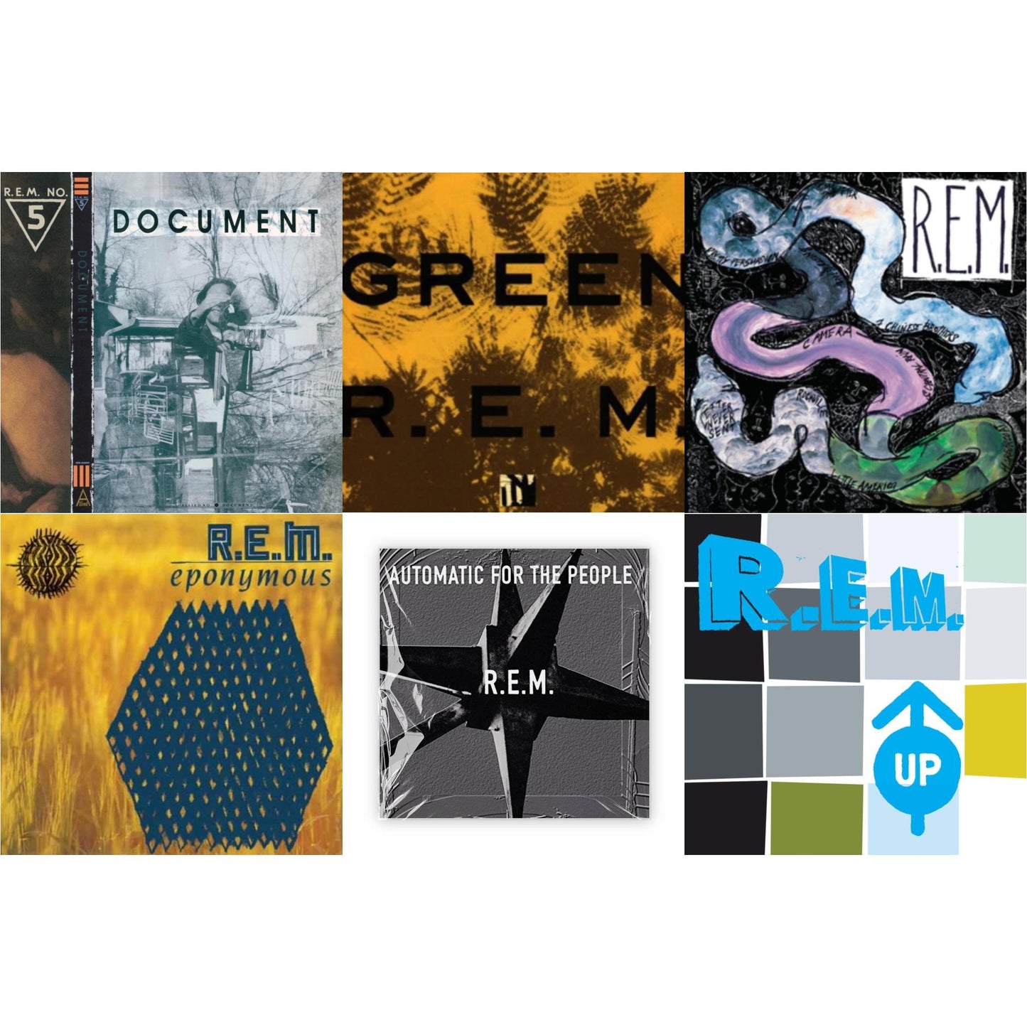 Document & Green & Reckoning & Eponymous & Automatic For The People (25Th Anniversary Deluxe Edition) & Up (25Th Anniversary) (Deluxe Edition) (2LP)