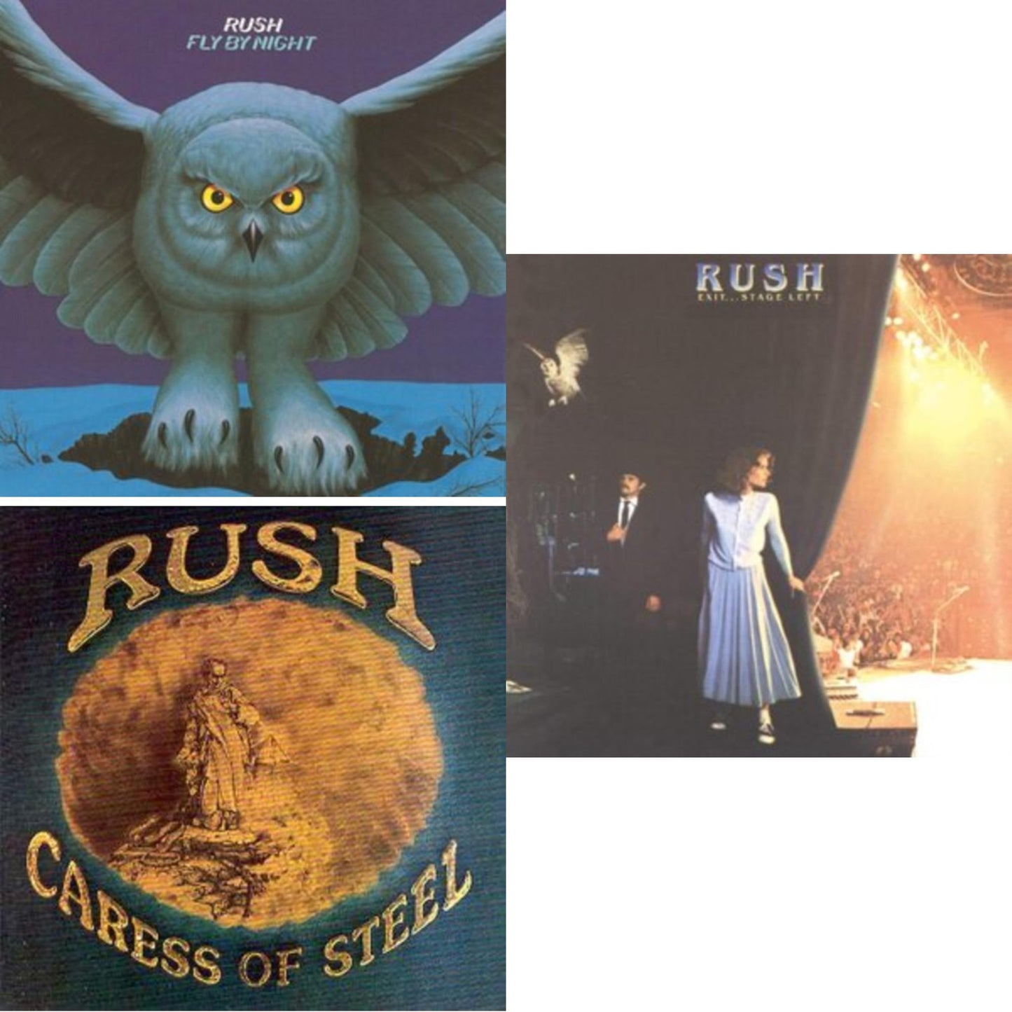 Fly By Night & Caress Of Steel & Exit Stage Left