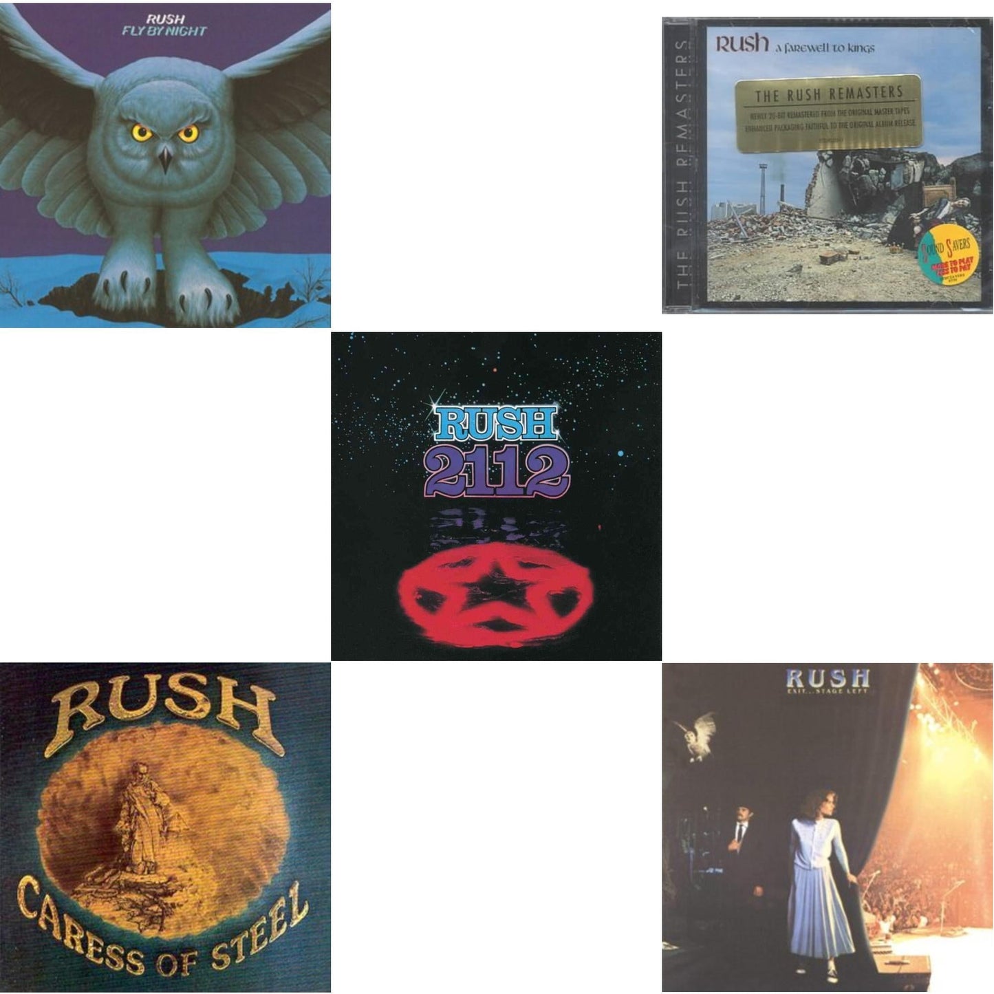 Fly By Night & Caress Of Steel & 2112 & Farewell To Kings & Exit Stage Left