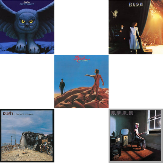 Fly By Night (180G) & Farewell To Kings (180G) & Hemispheres (180G) & Exit Stage Left (180G) & Power Windows (180G)