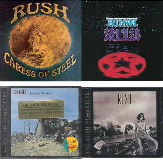Caress Of Steel & 2112 & Farewell To Kings & Permanent Waves