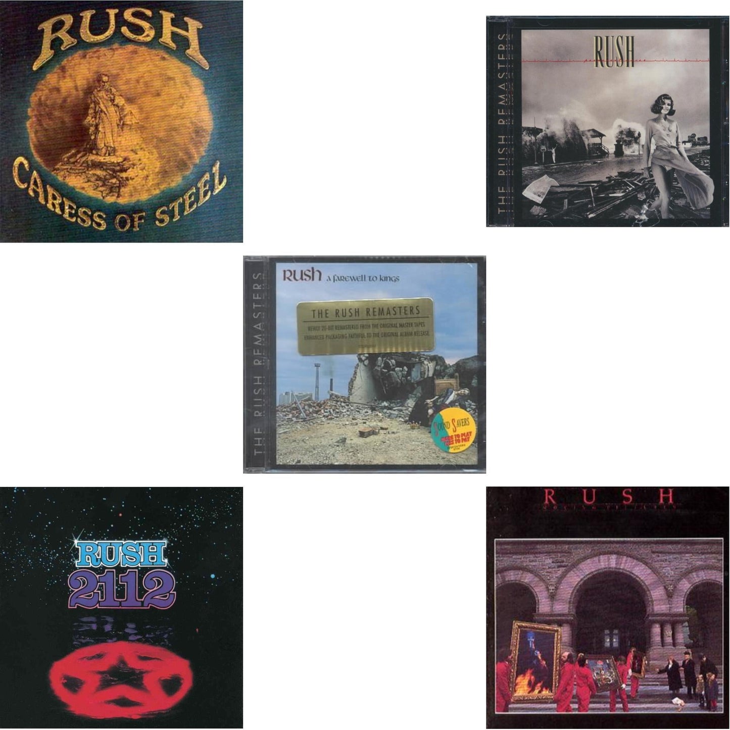 Caress Of Steel & 2112 & Farewell To Kings & Permanent Waves & Moving Pictures (Remastered)