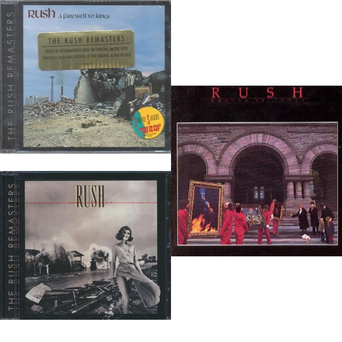 Farewell To Kings & Permanent Waves & Moving Pictures (Remastered)