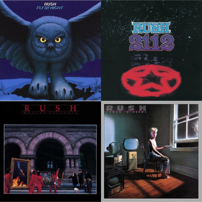 Fly By Night (180G) & 2112 (180G) & Moving Pictures (180G LP Vinyl/Dl Card) & Power Windows (180G)