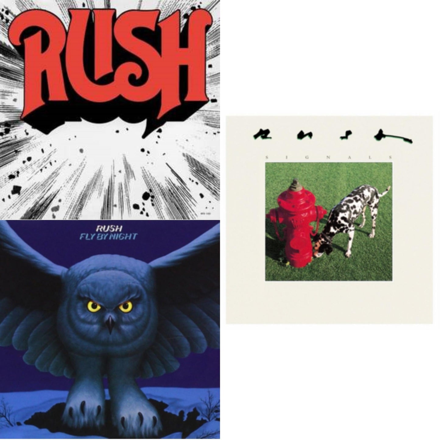 Rush (180G) & Fly By Night (180G) & Signals (180G)