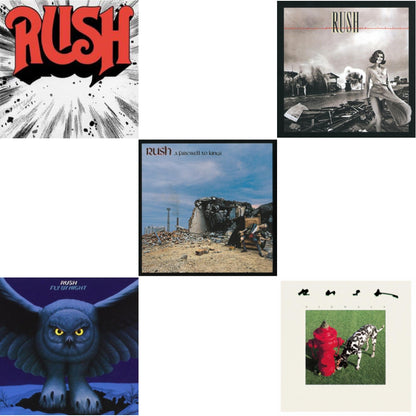 Rush (180G) & Fly By Night (180G) & Farewell To Kings (180G) & Permanent Waves (180G) & Signals (180G)