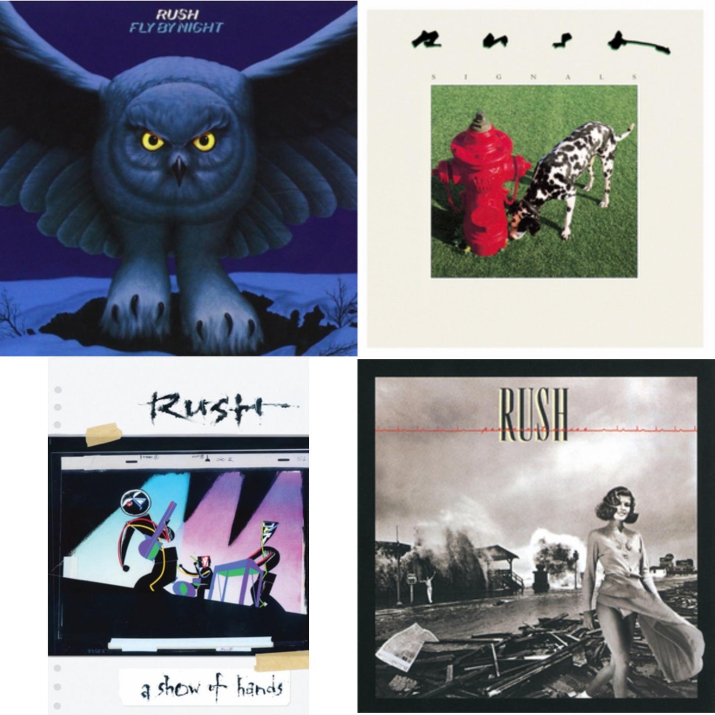 Fly By Night (180G) & Permanent Waves (180G) & Signals (180G) & Show Of Hands (180G)