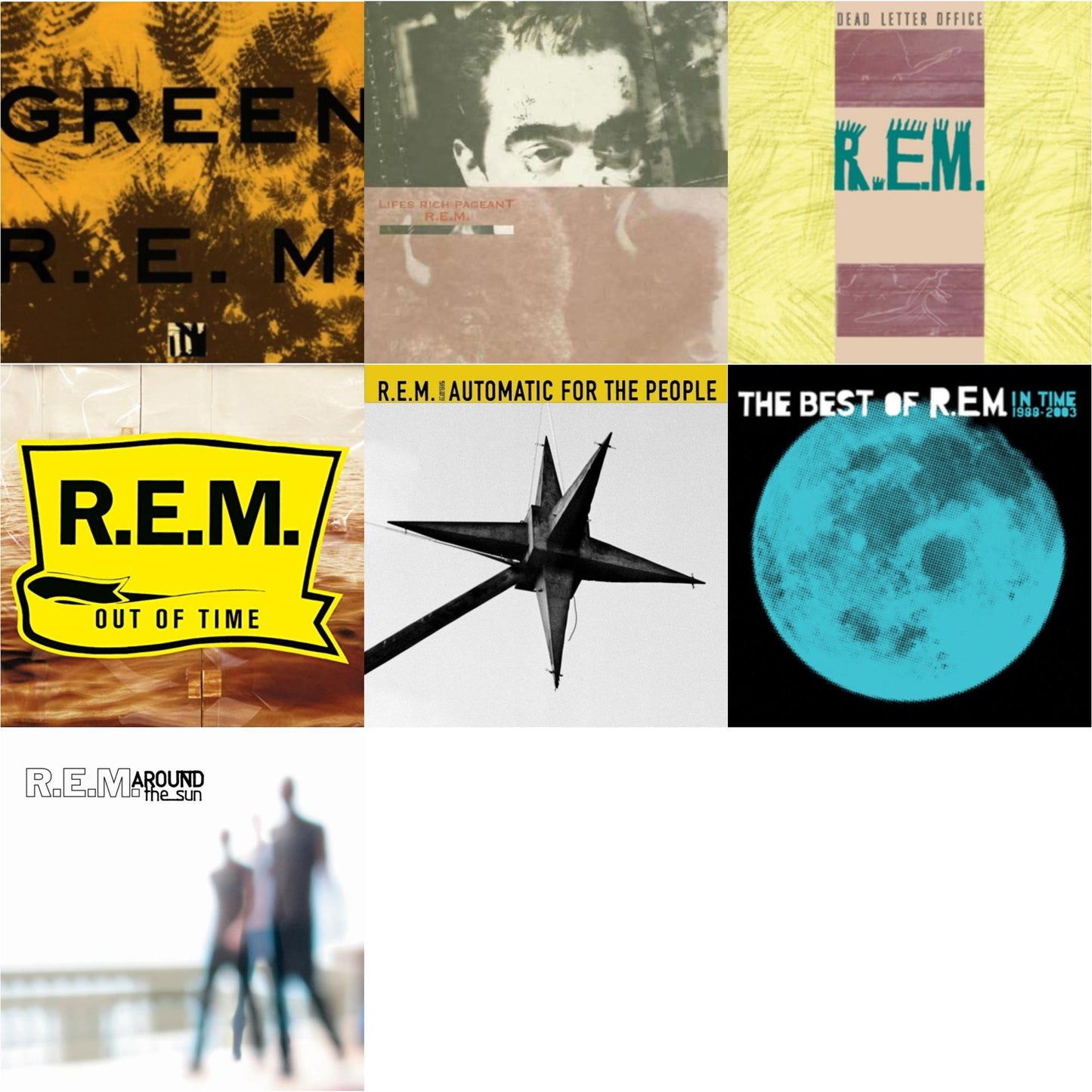 Green & Lifes Rich Pageant & Dead Letter Office & Out Of Time & Automatic For The People (25Th Anniversary Deluxe Edition) & In Time: The Best Of R.E.M. 1988-2003 (2LP/180G) & Around The Sun (2LP)