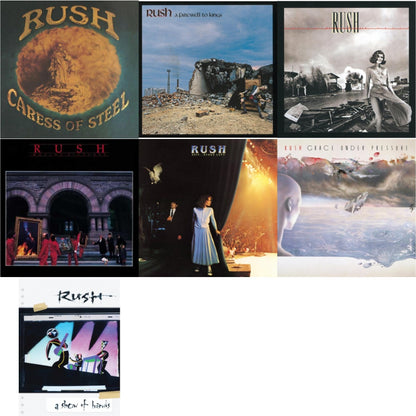Caress Of Steel (180G/Dl Card) & Farewell To Kings (180G) & Permanent Waves (180G) & Moving Pictures (180G LP Vinyl/Dl Card) & Exit Stage Left (180G) & Grace Under Pressure (180G) & Show Of Hands (180G)