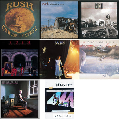 Caress Of Steel (180G/Dl Card) & Farewell To Kings (180G) & Permanent Waves (180G) & Moving Pictures (180G LP Vinyl/Dl Card) & Exit Stage Left (180G) & Grace Under Pressure (180G) & Power Windows (180G) & Show Of Hands (180G)