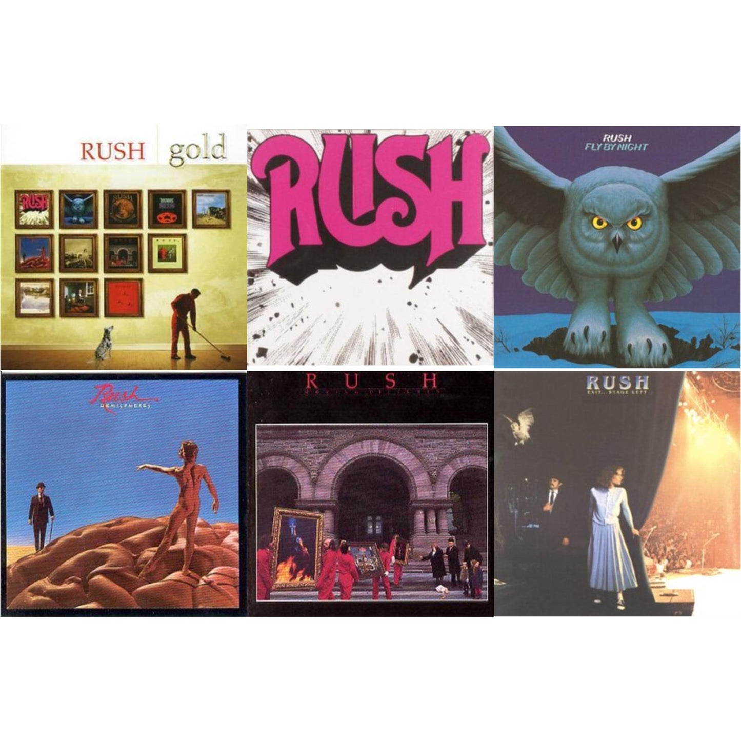 Gold & Rush & Fly By Night & Hemispheres & Moving Pictures (Remastered) & Exit Stage Left