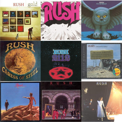 Gold & Rush & Fly By Night & Caress Of Steel & 2112 & Farewell To Kings & Hemispheres & Moving Pictures (Remastered) & Exit Stage Left