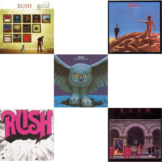 Gold & Rush & Fly By Night & Hemispheres & Moving Pictures (Remastered)