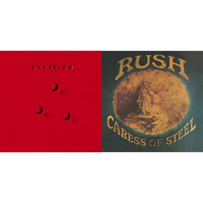 Rush - Caress Of Steel (180G/Dl Card) & Hold Your Fire (180G) - LP Vinyl Bundle