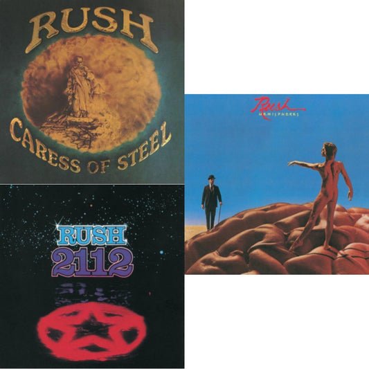 Caress Of Steel (180G/Dl Card) & 2112 (180G) & Hemispheres (180G)
