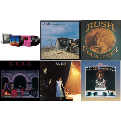 This is a 6 LP Vinyl SKU bundle.
1.This LP Vinyl is brand new.Format: LP VinylMusic Style: Hard RockThis item's title is: Hemispheres (40Th Anniversary/3 LP)Artist: RushLabel: OleBarcode: 602567955771Release Date: 11/16/2018
2.This LP Vinyl is brand new.