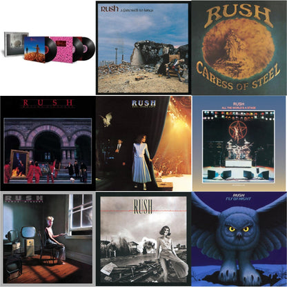 This is a 9 LP Vinyl SKU bundle.
1.This LP Vinyl is brand new.Format: LP VinylMusic Style: Hard RockThis item's title is: Hemispheres (40Th Anniversary/3 LP)Artist: RushLabel: OleBarcode: 602567955771Release Date: 11/16/2018
2.This LP Vinyl is brand new.