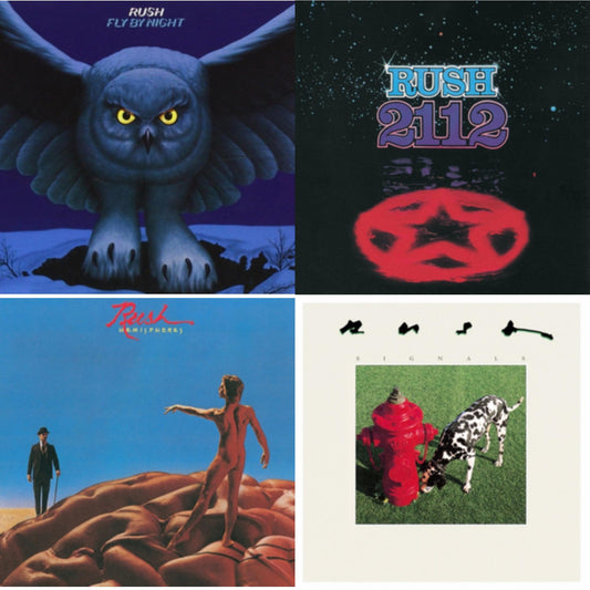 Fly By Night (180G) & 2112 (180G) & Hemispheres (180G) & Signals (180G)