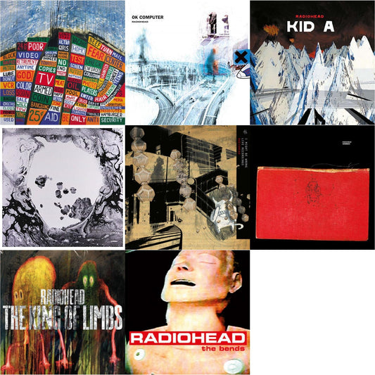 Bends (180G) & Ok Computer (2LP/180G) & Kid A (2LP/180G) & Amnesiac (2LP/180G) & I Might Be Wrong & Hail To The Thief (2LP/45 RPM/180G) & King Of Limbs (180G) & Moon Shaped Pool (Foil Gatefold Cover)