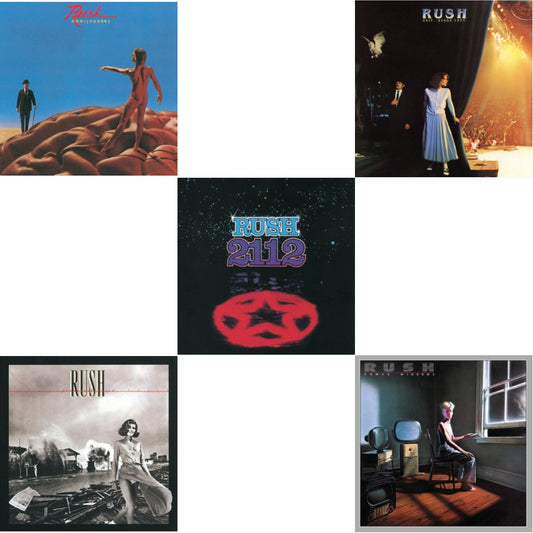 2112 (180G) & Hemispheres (180G) & Permanent Waves (180G) & Exit Stage Left (180G) & Power Windows (180G)