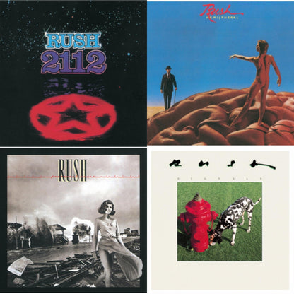 2112 (180G) & Hemispheres (180G) & Permanent Waves (180G) & Signals (180G)