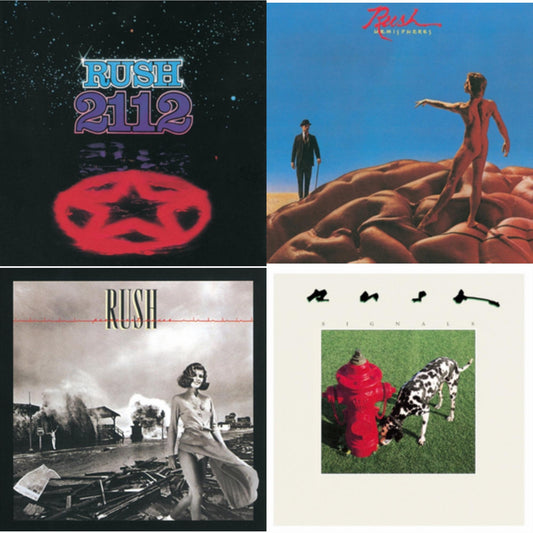 2112 (180G) & Hemispheres (180G) & Permanent Waves (180G) & Signals (180G)