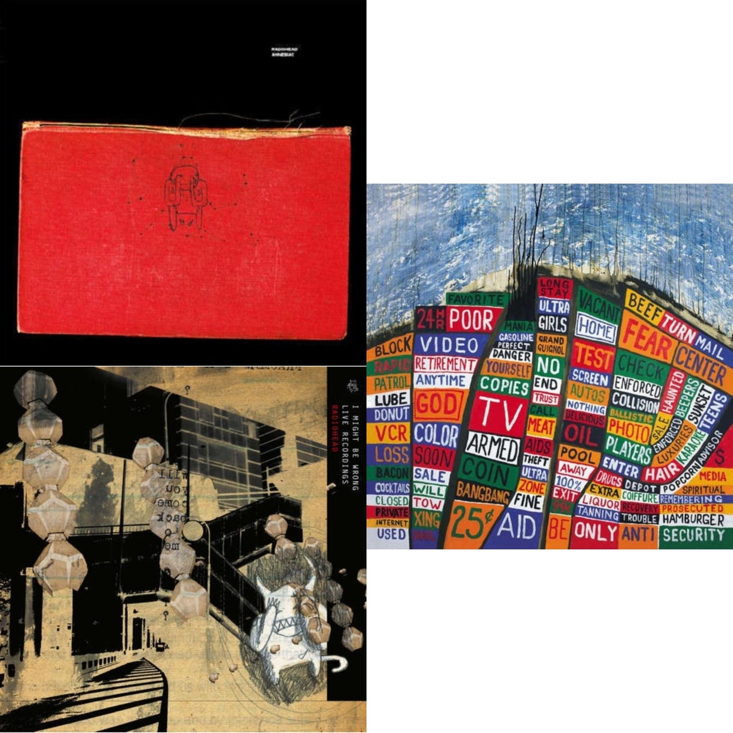 Amnesiac (2LP/180G) & I Might Be Wrong & Hail To The Thief (2LP/45 RPM/180G)