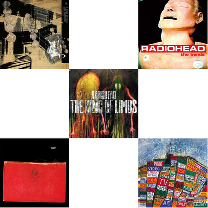 Bends (180G) & Amnesiac (2LP/180G) & I Might Be Wrong & Hail To The Thief (2LP/45 RPM/180G) & King Of Limbs (180G)