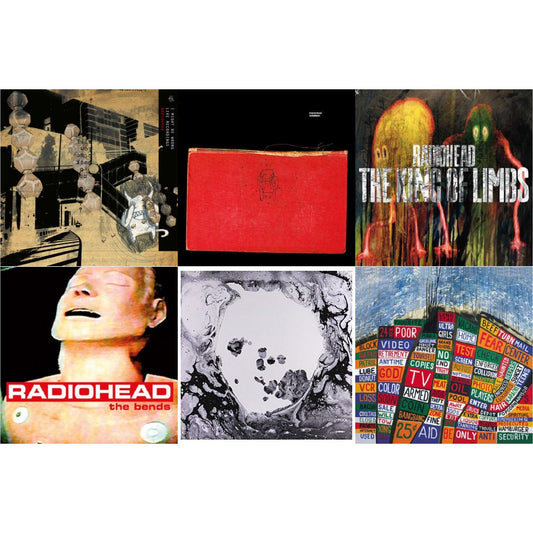 Bends (180G) & Amnesiac (2LP/180G) & I Might Be Wrong & Hail To The Thief (2LP/45 RPM/180G) & King Of Limbs (180G) & Moon Shaped Pool (Foil Gatefold Cover)