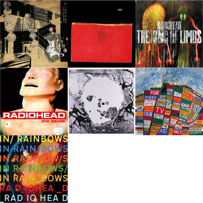 In Rainbows (180G) & Bends (180G) & Amnesiac (2LP/180G) & I Might Be Wrong & Hail To The Thief (2LP/45 RPM/180G) & King Of Limbs (180G) & Moon Shaped Pool (Foil Gatefold Cover)